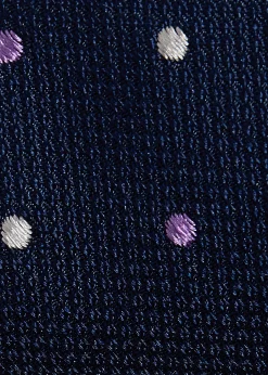 Woven Silk Dot Tie