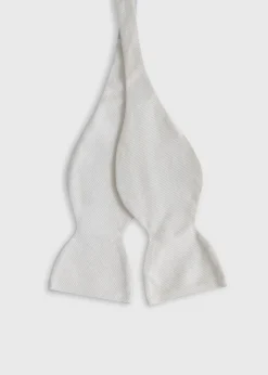 Woven Silk Grosgrain Bow Tie