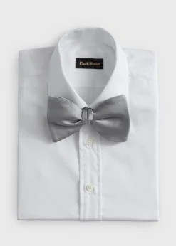 Woven Silk Grosgrain Bow Tie