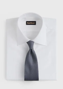Woven Silk Houndstooth Tie
