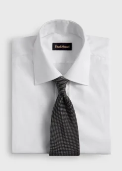 Woven Silk Micro Dot Tie
