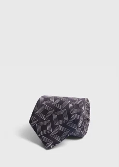 Woven Silk Tossed Square Tie